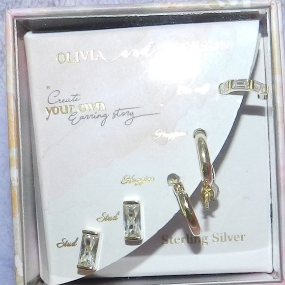 OLIVIA & JACKSON Create Your Own Earring Story 5 Pc Earring Set NEW - Picture 4 of 10